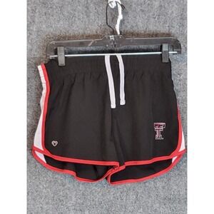 Texas Tech University Women's Running Shorts Black Red Athletic Gym NCAA Casual‎